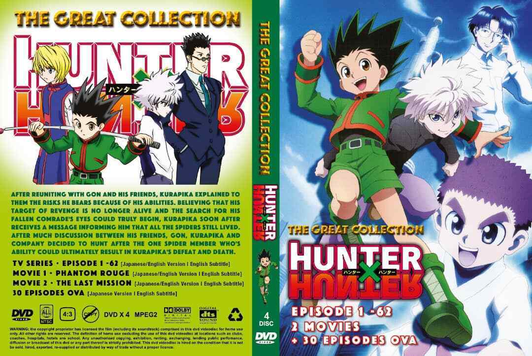 Hunter X Hunter Complete Full Set (Season 1 & Season 2 + 2 Movie + Special  Ova)