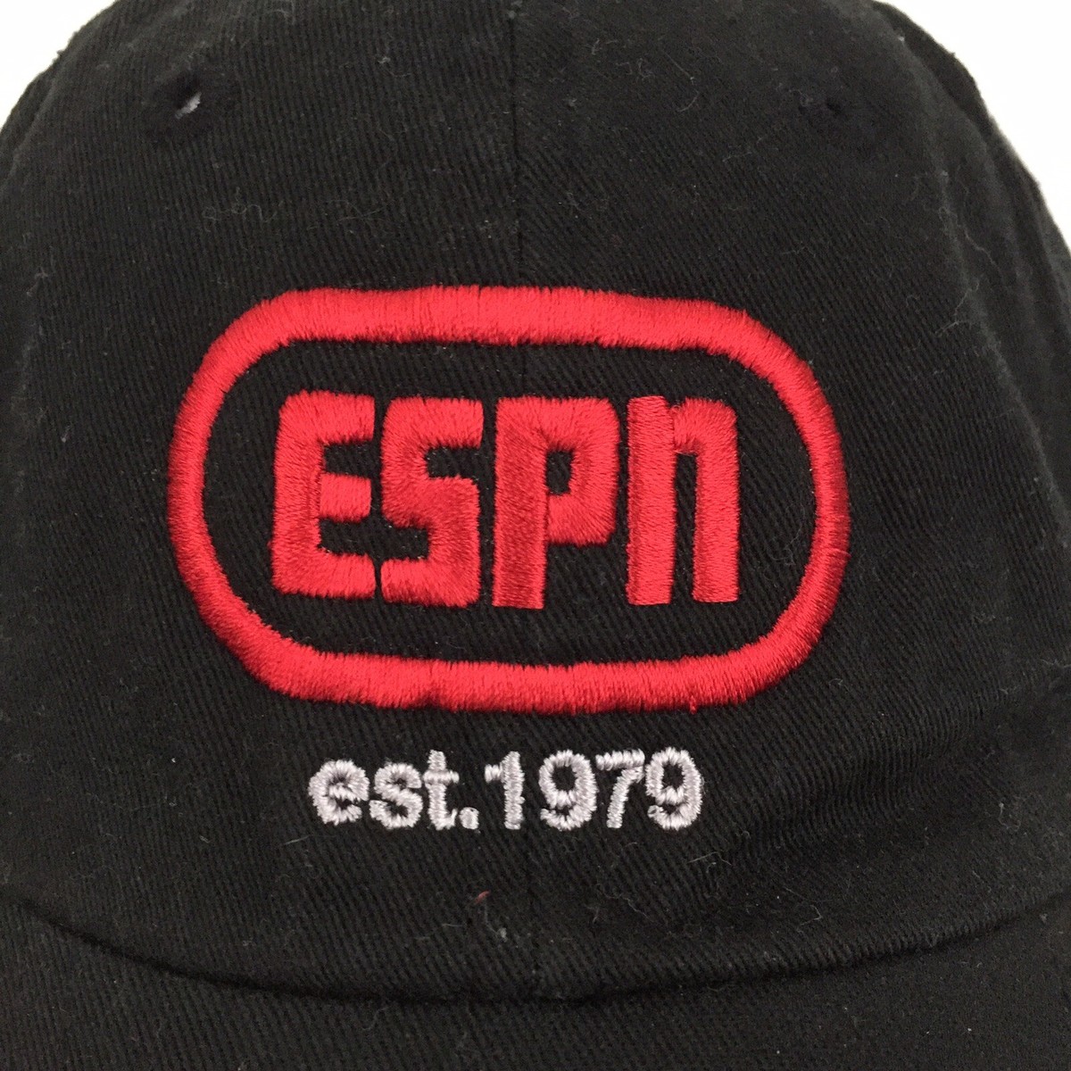 ESPN 1979 Hat Spell Out Script Logo Golf Beach Vacation Baseball