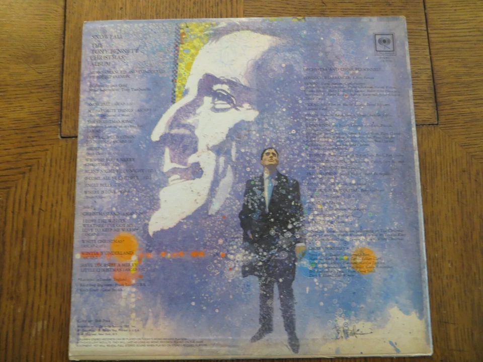 Tony Bennett – Snowfall (The Tony Bennett Christmas Album) - 1968 Vinyl LP G+/G+ - Imagem 2 de 4