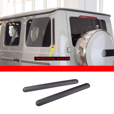 Matte Carbon Fiber C Pillar Air Vent Trim Cover For Benz G Class W463 G63 04-23