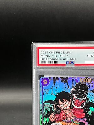 PSA 10 Luffy OP09-119 Manga Alt Art Emperors in the New PSA 10 Luffy OP09-119 Manga Alt Art Emperors in the New