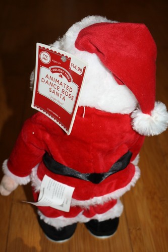 Gemmy Animated Boss Santa Plush Dances to Jingle Rave 2019 Floss Hip Hop Works - Picture 2 of 4