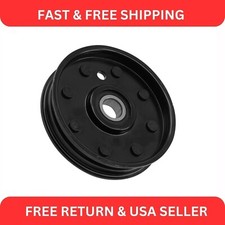 Caltric Flat Idler Pulley For John Deere 200 210 212 214 216 AM37249 AM107468