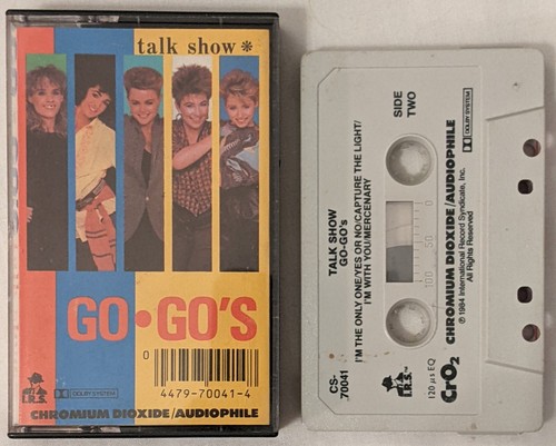Go-Go's TALK SHOW cassette I.R.S. CS-70041 can't stop myself HEAD OVER HEELS - Picture 3 of 4