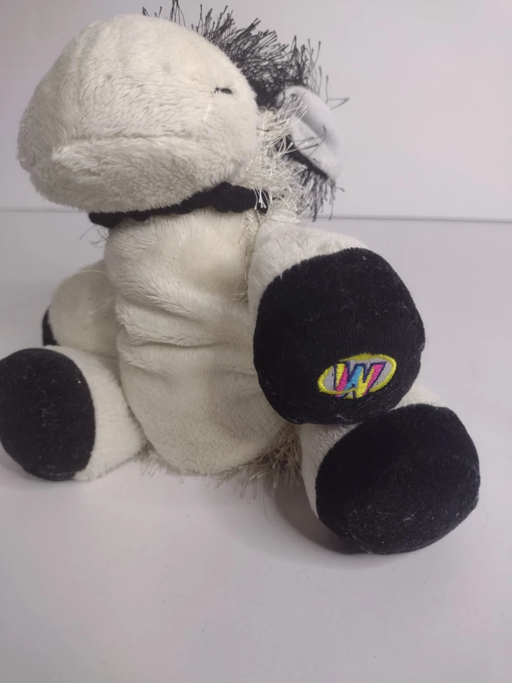 Ganz Webkinz Lil Kinz COW Plush 6" Stuffed Animal No Code White Black - Image 4 of 4