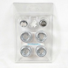 Kit termosifone tappi riduzioni Oter 1" x 1/2 Ral 9010 per radiatore alluminio