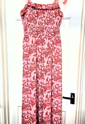 Whistles Pink Women's Maxi Dress size M UK