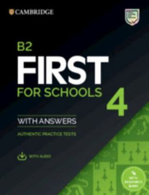 B2 First for Schools 4 Book With Audio With Resource Bank : Authentic Practic...