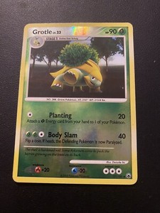 POKÉMON TCG GROTLE 37/100 D&P MAJESTIC DAWN REVERSE FOIL UNCOMMON!!