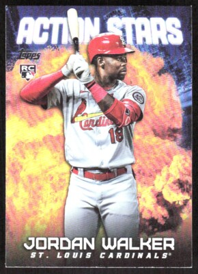 2023 500A Topps Update Action Stars Jordan Walker Rookie St. Louis Cardinals
