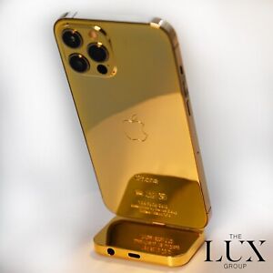 24k Iphone 12 Pro 512gb Max Gold Plated Unlocked Brand New Gsm Cdma New Custom Ebay