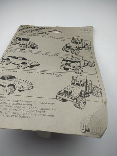 Extremely Rare 1970s LJN Rough Riders Red Corvette 4x4 New Sealed Vintage - Picture 11 of 14