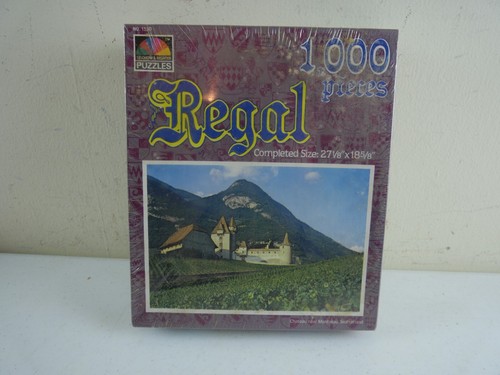 Rompecabezas REGAL 1000 piezas Selchow, más derecho Chateau Montreau Suiza NUEVO - Imagen 1 de 3