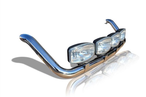 Roof Bar B1 + LEDs To Fit Renault Master 2024+ Front Medium High Van Stainless - Picture 7 of 7