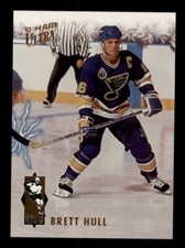 1993-94 FLEER SCORING KING #3 BRETT HULL ST LOUIS BLUES
