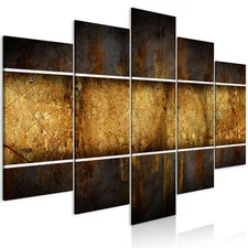 GOLDEN LEAVES Canvas Print Framed Wall Art Picture Photo Image f-A-0875-b-m