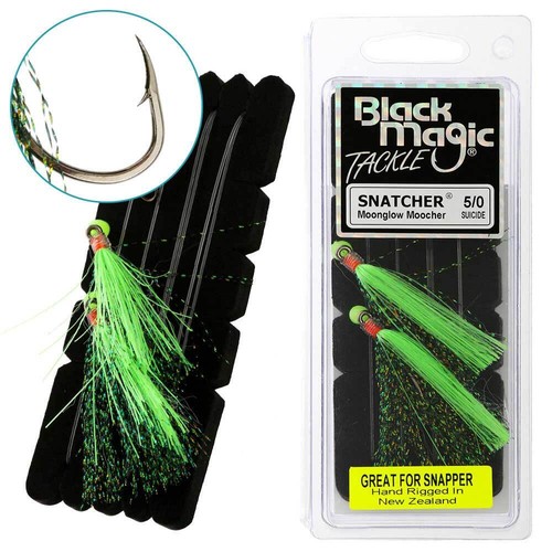 Black Magic Snatcher Moonglow Moocher Flasher Rig 5/0 | eBay Australia