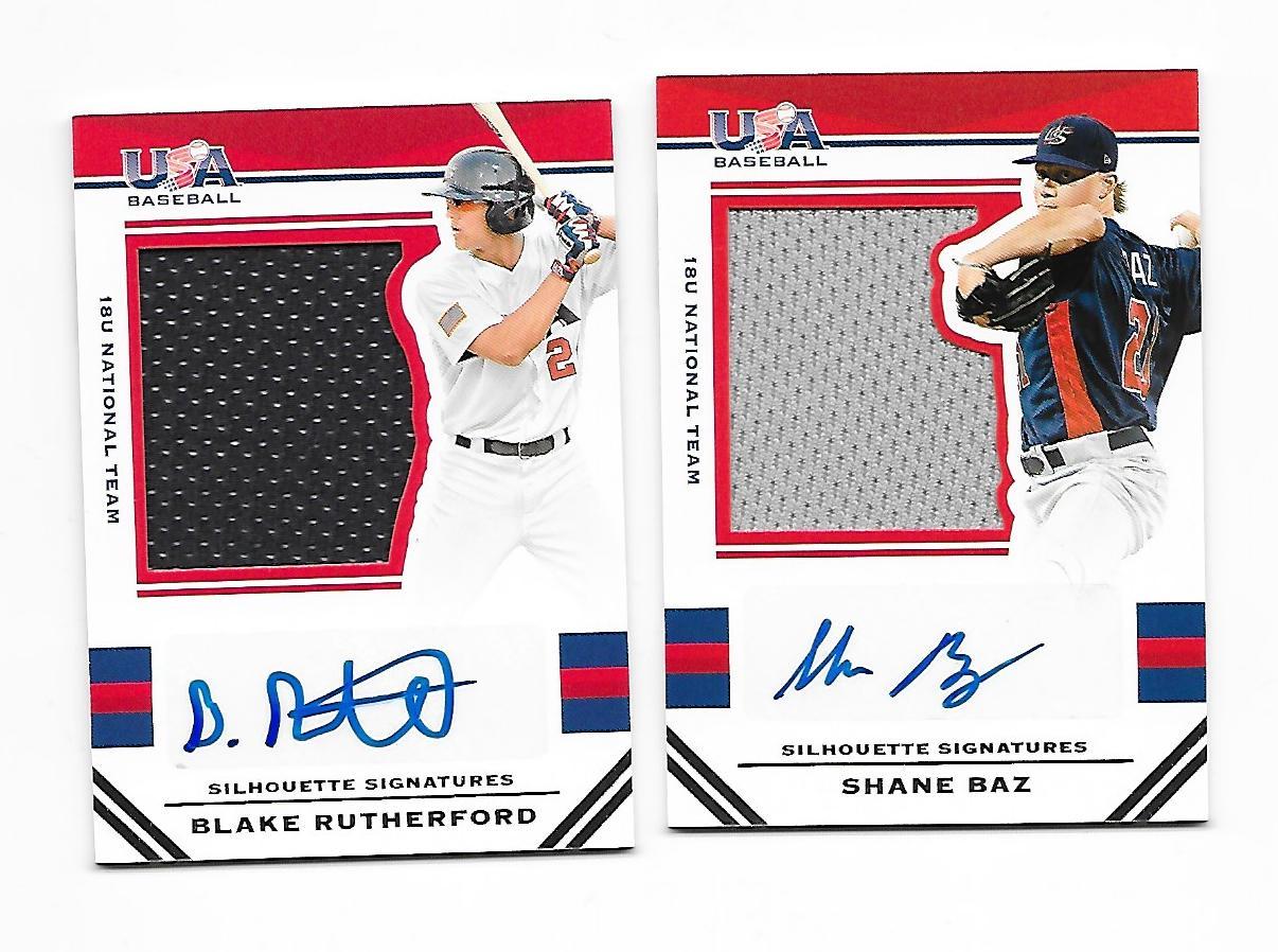 2017 Panini USA Baseball Stars & Stripes - Jumbo Swatch Silhouettes ...