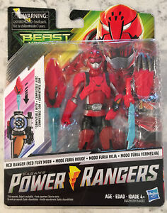 HASBRO POWER RANGERS BEAST MORPHERS RED RANGER RED FURY MODE 6'' ACTION FIGURE 630509814176 | eBay