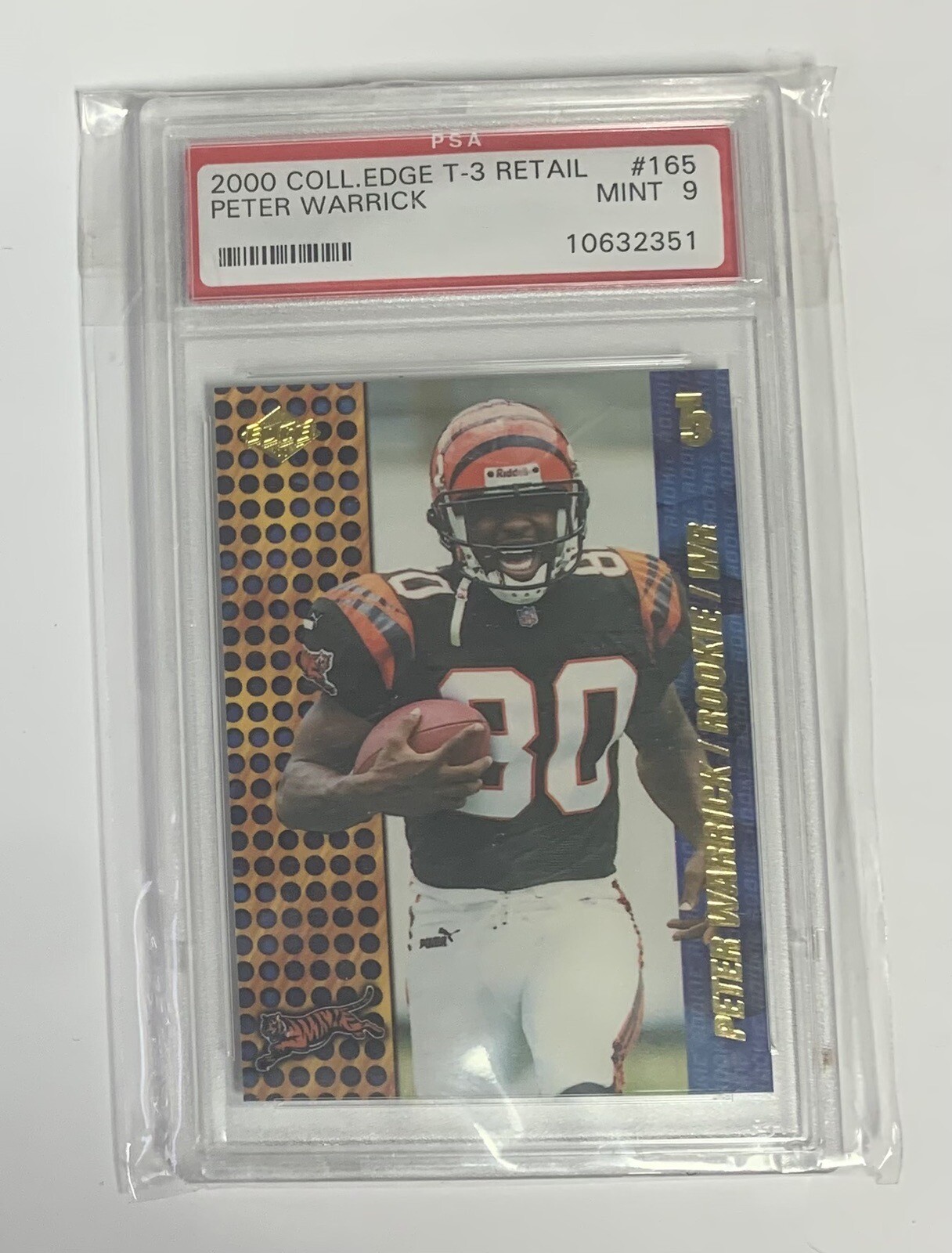 Peter Warrick Collector's Edge T3 Retail #165 Base