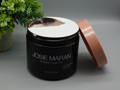 Josie Maran Whipped Argan Oil Body Butter CREAMY WINTER MINT 24 oz New NOT SEALE