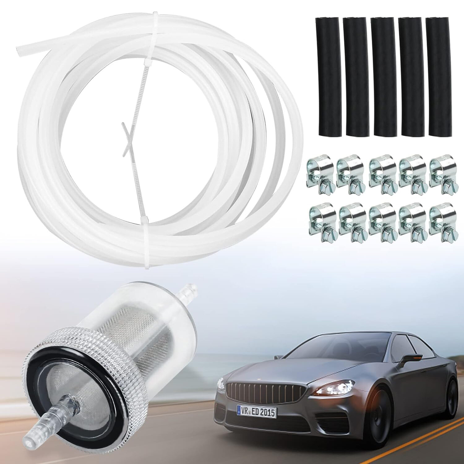 Car Air Parking Heater Tube Diesel Heater Fuel Line Kit for asto