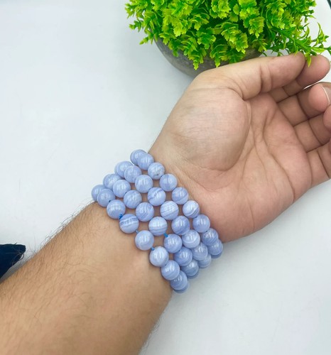 4mm-10mm Natural Gemstone Beaded Stretch Bracelet Crystal Healing Reiki Gifts - Picture 309 of 440