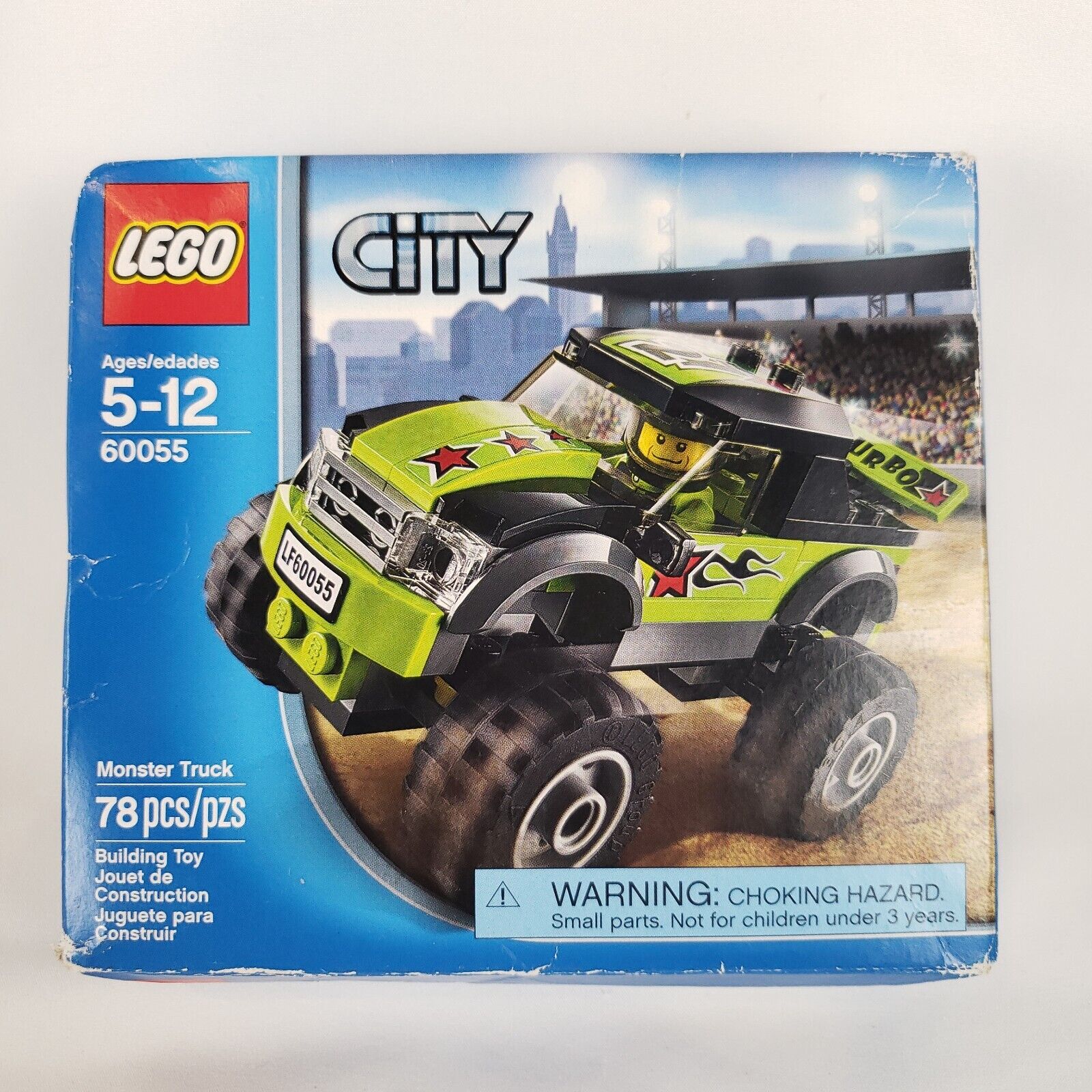 LEGO CITY Monster Truck Set # 60055 Sealed In Box 78 Pieces Damaged Box