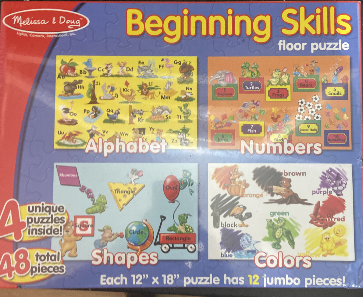 beginning skills floor puzzle