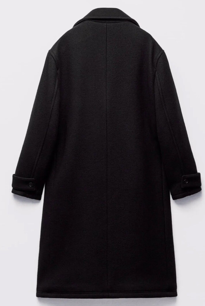 ALTRA CAPPOTTO ZARA MISTO LANA CON TOGGLES EDIZIONE LIMITATA NERO FW24 L REF. 3057 783