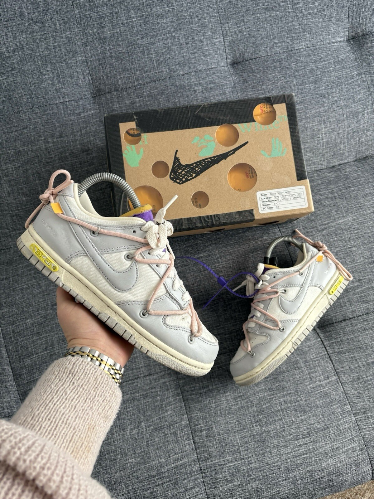 OFF WHITE X NIKE Nike X Off White Dunk Low lotto 24