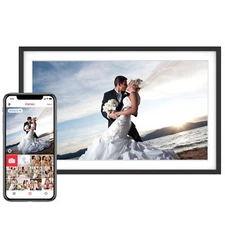 15.6'' Digital Picture Frame with 1920x1080 IPS Touch Screen, 32GB Frameo WiF...
