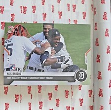 Akil Baddoo RC 2021 Topps Now Card #36 - Short Print Rookie Card -Detroit Tigers