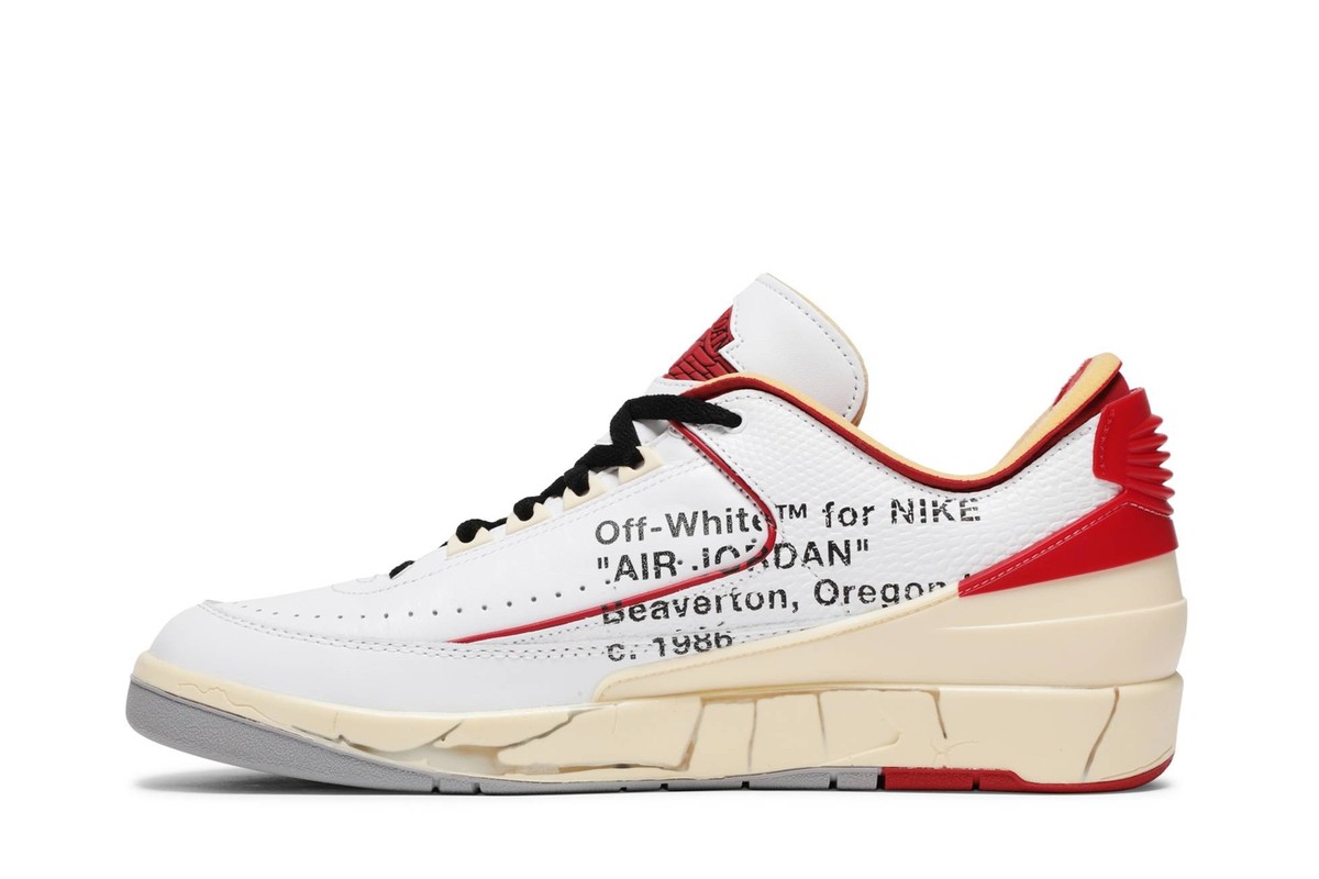 Size 8 - Jordan 2 Retro Low SP Off-White Varsity Red 2021 Size 8 - Jordan 2 Retro Low SP Off-White Varsity Red 2021