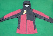 New Womens ADIDAS TERREX XPERIOR HYBRID SLIM-FIT WINDPROOF WATERPROOF JACKET