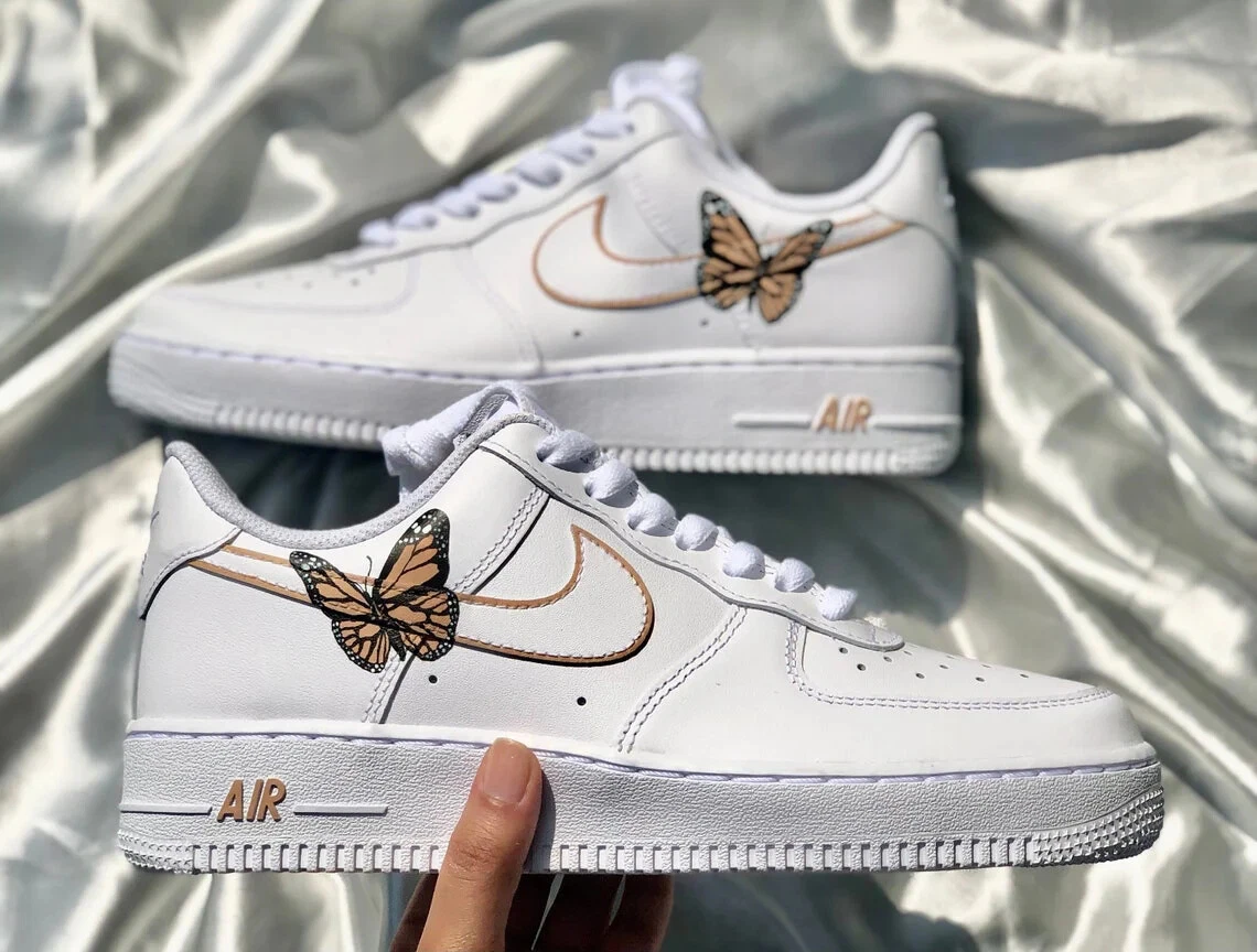 Brown Air Force 1 Shoes.