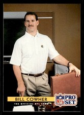 Bill Cowher 1992 Pro Set RC #306 Pittsburgh Steelers ESE QTY