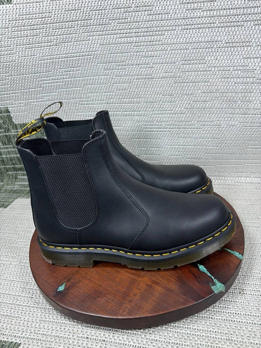 Dr. Marten’s Black Leather Pull-On Chelsea Mens Boots Size 9 US Or 42 EU Amazon.com: Dr. Martens Unisex 2976 Smooth Leather Chelsea  main image 4