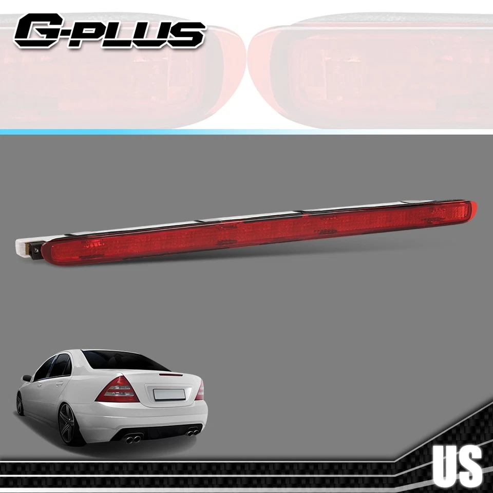 Tercera luz de freno LED roja apta para Mercedes Benz C180 C200 C230 C280 C240 Foto 2 de 4
