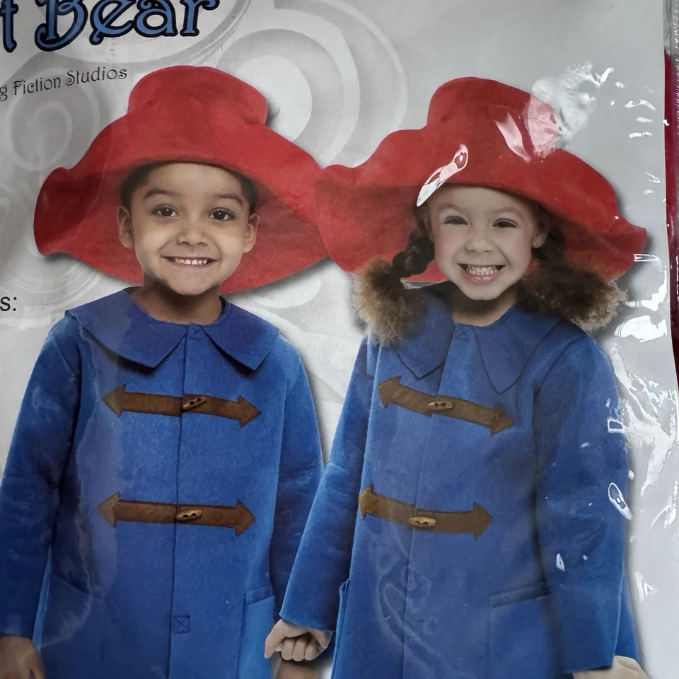 Blue Coat Red Hat Red Boots Bear Toddler Halloween Dress Up Theater Costume - Image 4 of 4