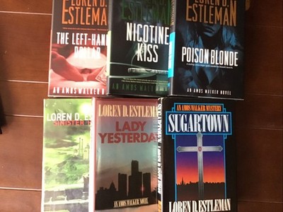 Loren D. Estleman, walker, 6 x 