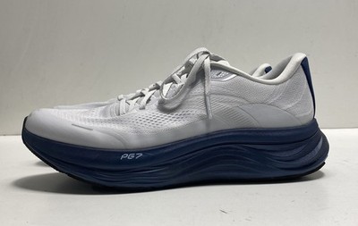 Anta PG7 White Navy Blue Men's Running Shoes Size 12