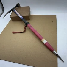 CAMP INTERALP ~ Vtg All Metal Ice Pick Hiking Camping  Axe ~ 31"x10.75"