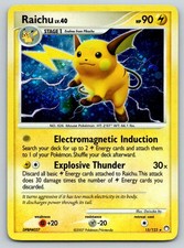 RAICHU 15/123 HOLO R MYSTERIOUS TREASURES POKEMON LP ITO on eBay