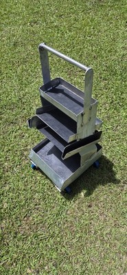 Large Heavy Duty Aluminum Farrier Tool Box with Wheels