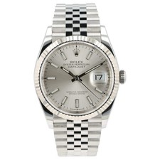 Rolex Datejust Silver Dial Stainless Steel 36mm Automatic Movement Men’s 126234