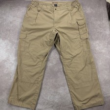 5.11 Tactical Cargo Pants Ripstop TDU Style 74273L Size 46 Khaki Tan Mens