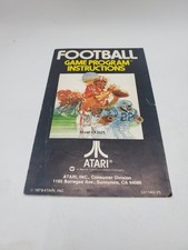 Football Atari 2600 MANUAL ONLY Authentic Original