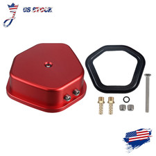 Valve Cover Kit Billet Aluminum Sandblasted Red Oxide For GX390 Predator 420