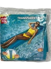 Play Day Transparent Swimming Pool Flat Mat Floating raft  blow-up inflatable